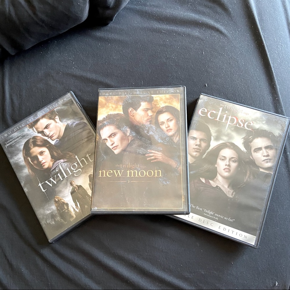 S/3 Twilight Movies - Twilight, New Moon, Eclipse